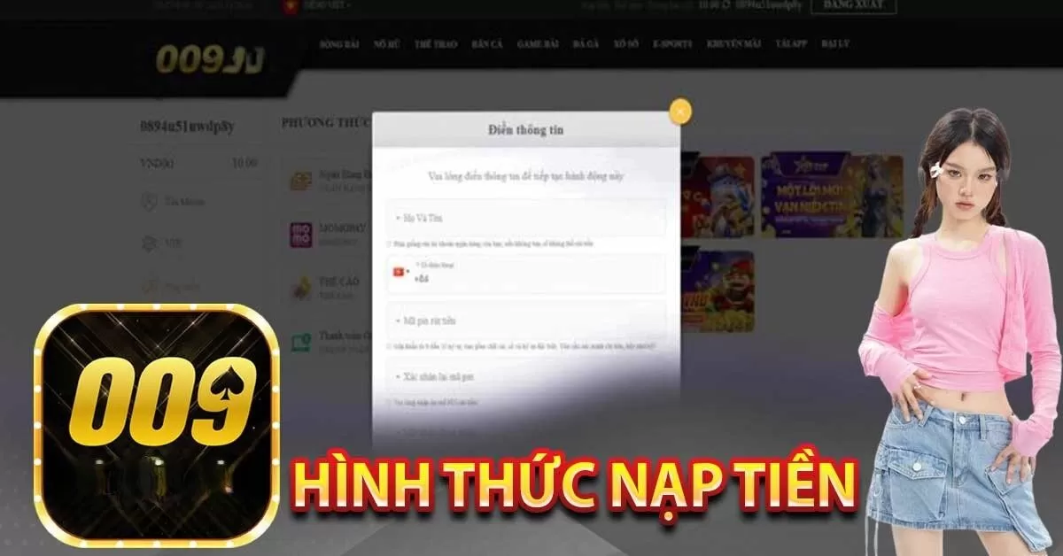 Hình thức nạp tiền