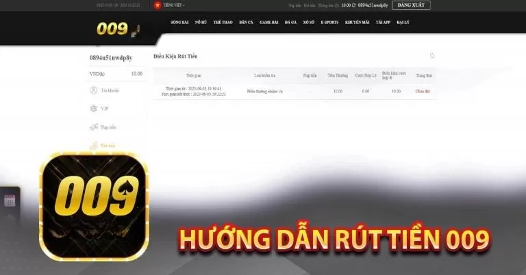 Rút Tiền 009